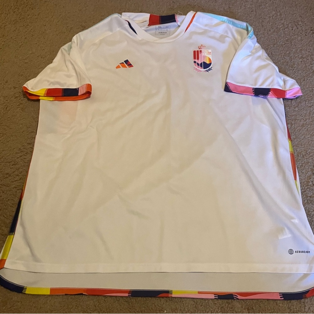Belgium 2022 FIFA World Cup Adidas Soccer Jersey